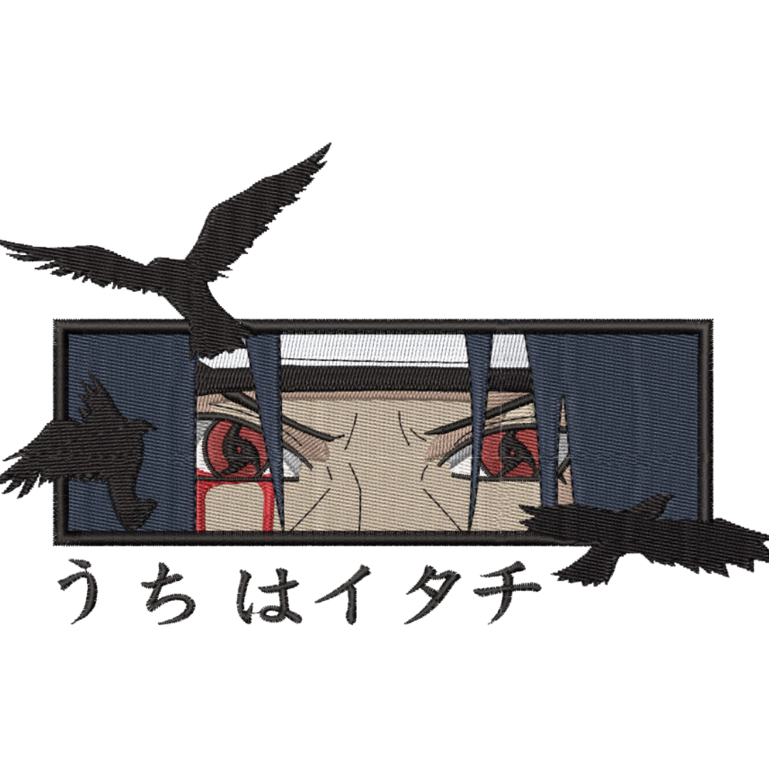 Itachi Uchiha 8 - Haft na odzieży.