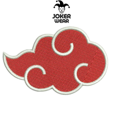 Akatsuki - Haft na odzieży.