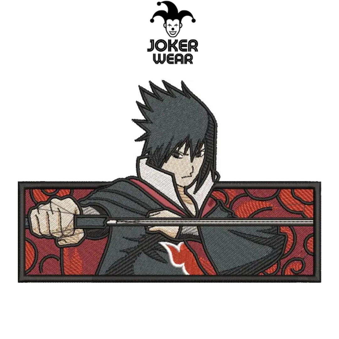 Sasuke Uchiha 1 - Haft na odzieży.