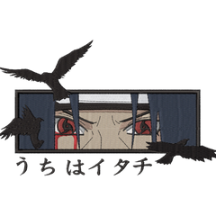 Itachi Uchiha 8 - Haft na odzieży.