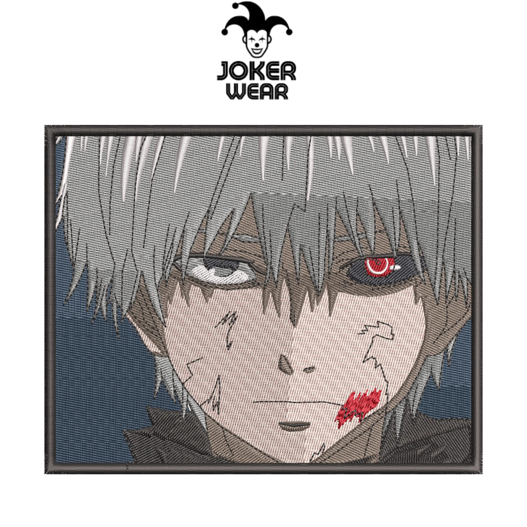 Kaneki Ken 8 - Haft na odzieży.