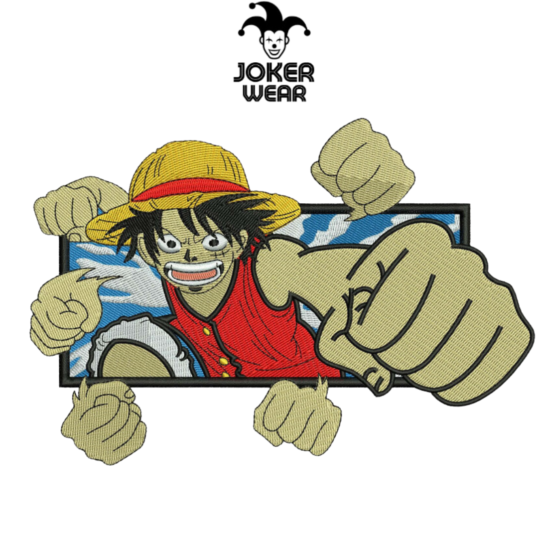 Luffy 6 - Haft na odzieży.