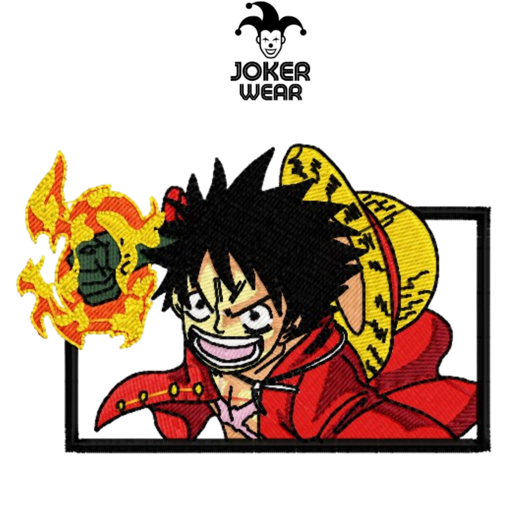 Luffy 5 - Haft na odzieży.