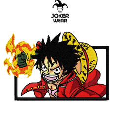 Luffy 5 - Haft na odzieży.