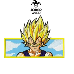 Vegeta 5 - Haft na odzieży.