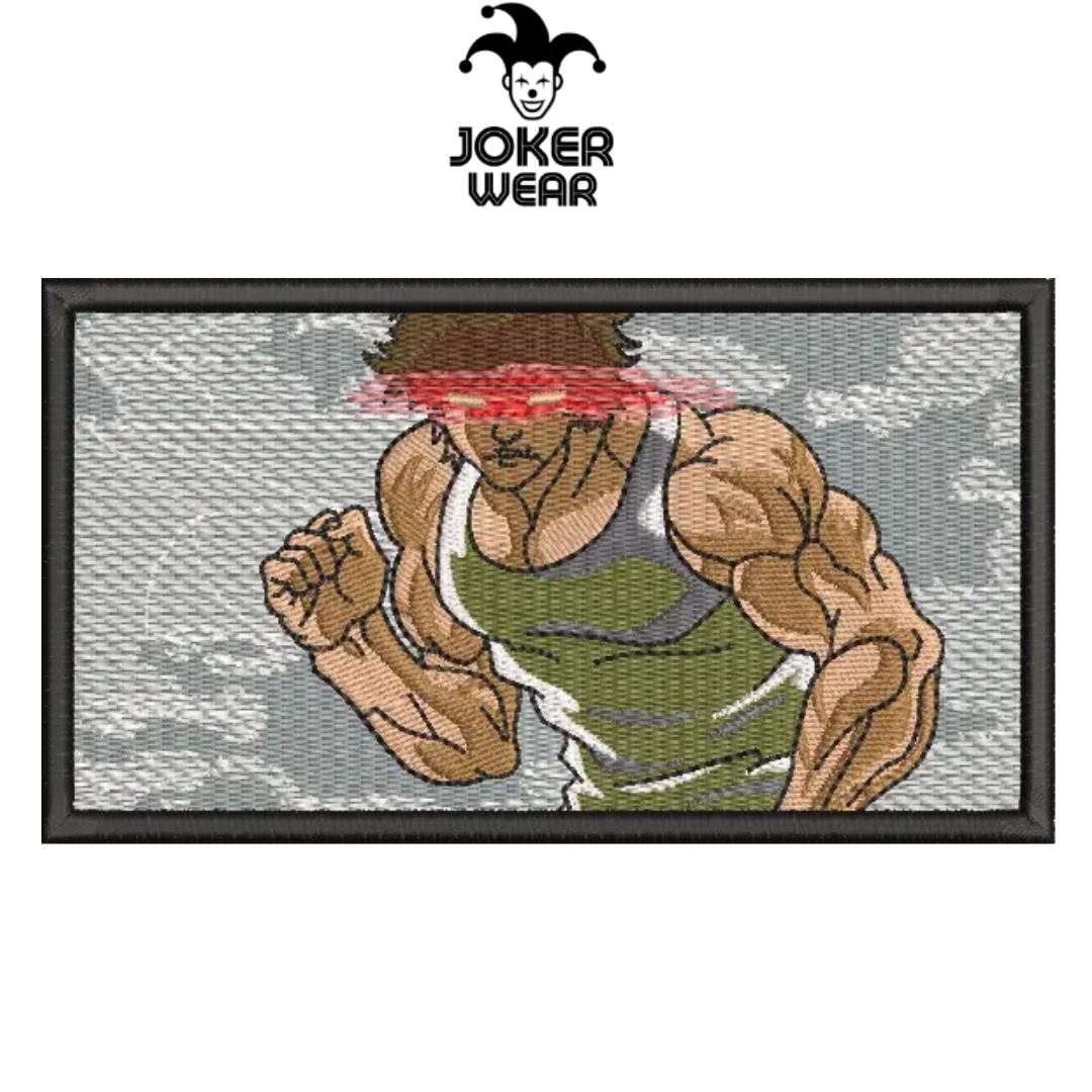 Baki 5 - Haft na odzieży.