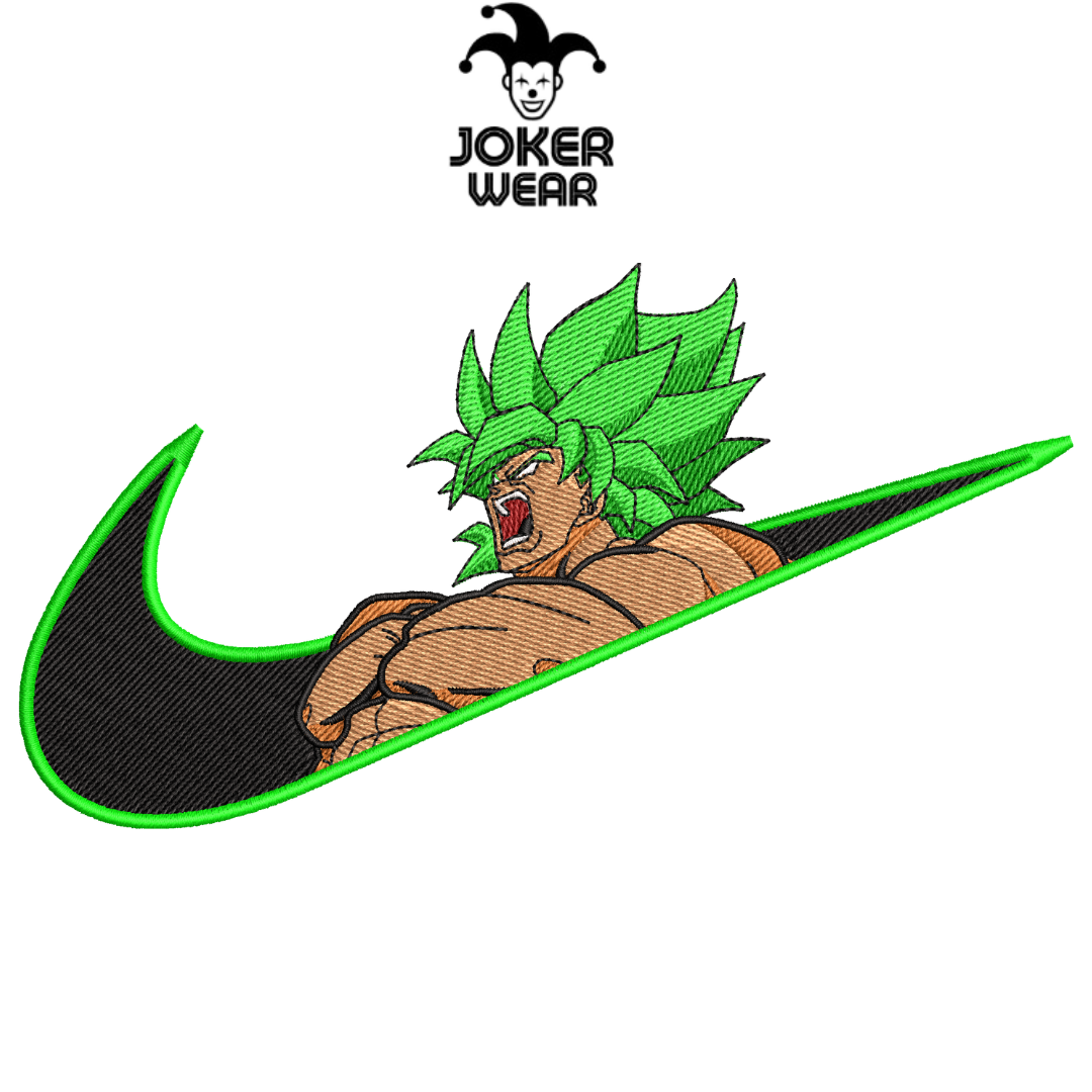 Broly 2 - Haft na odzieży.
