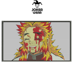 Rengoku 2 - Haft na odzieży.