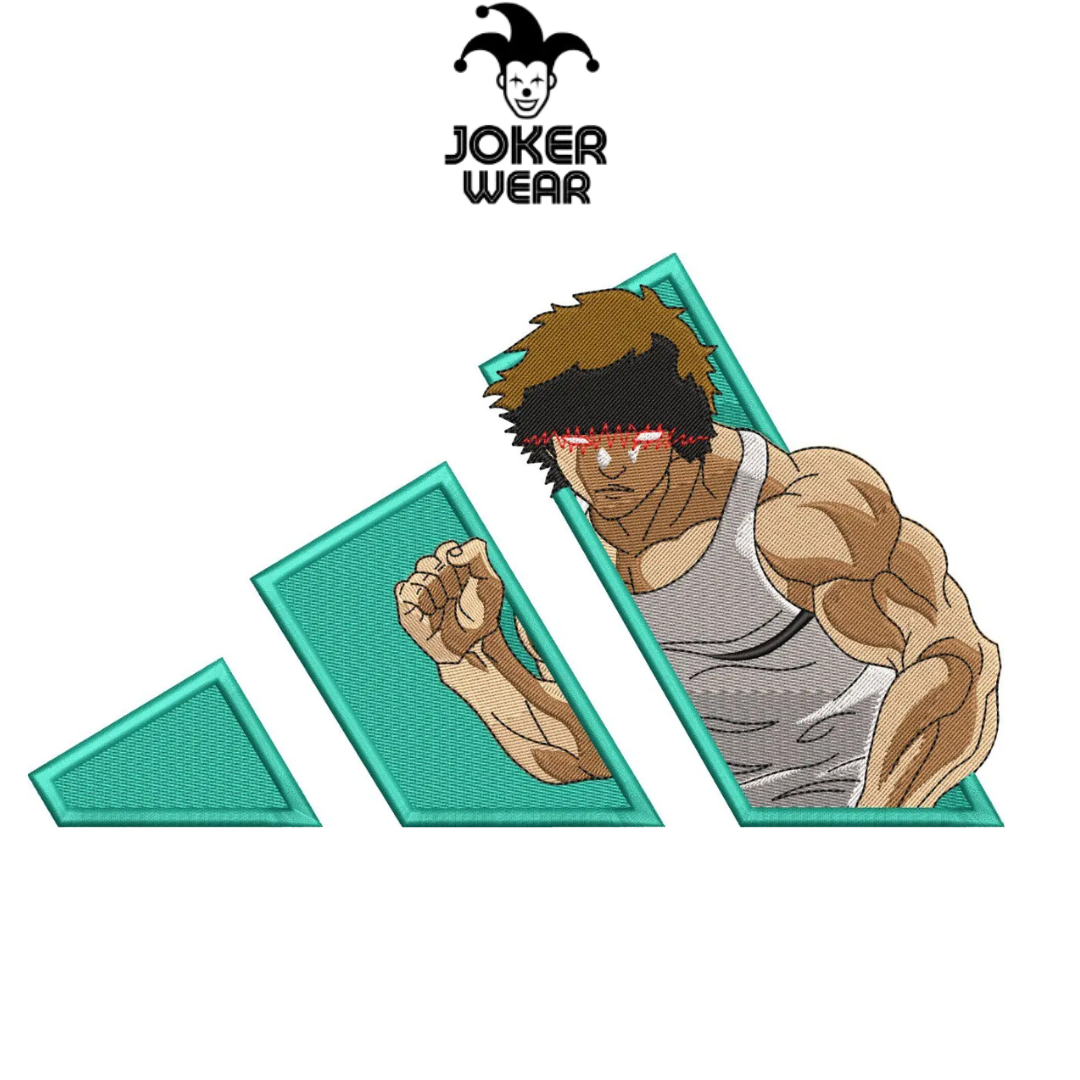 Baki 3 - Haft na odzieży.