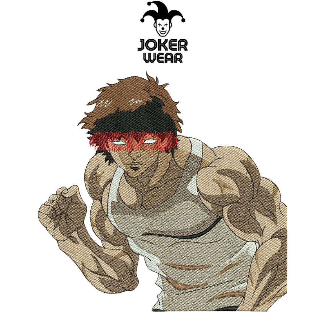 Baki 10 - Haft na odzieży.
