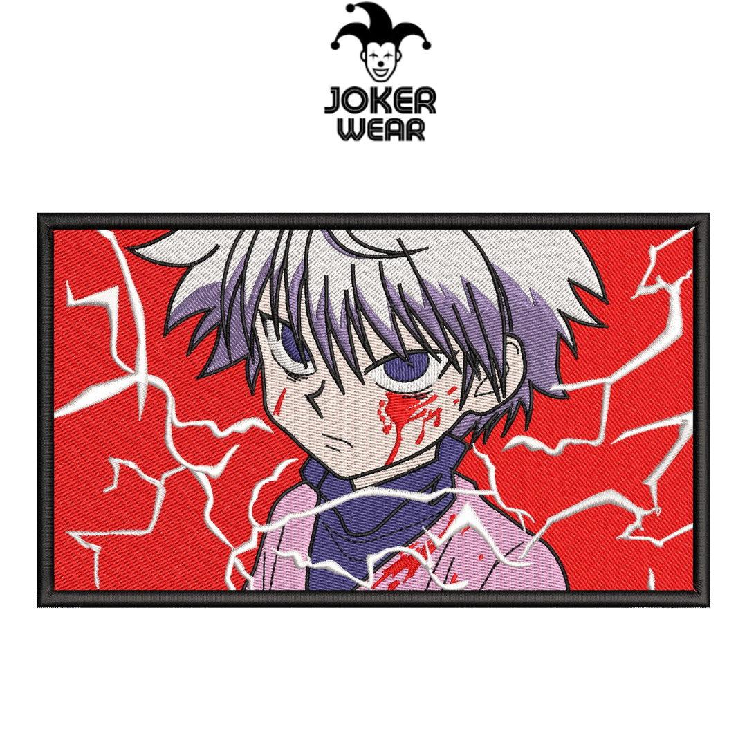 Killua 5 - Haft na odzieży.