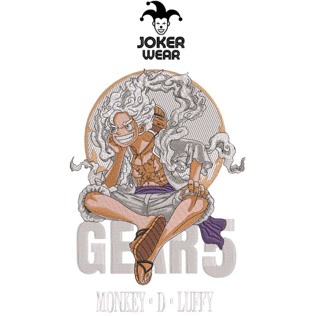Luffy 2 - Haft na odzieży.