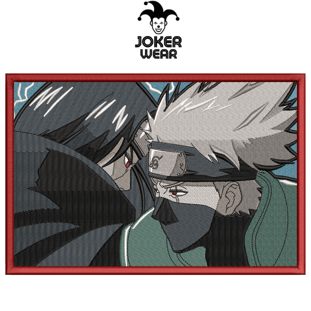 Itachi & Kakashi - Haft na odzieży.