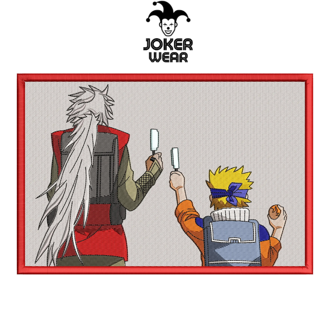 Naruto & Jiraya 2 - Haft na odzieży.