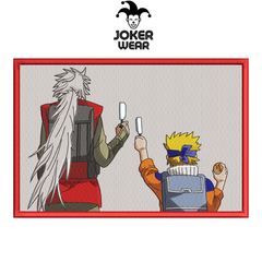 Naruto & Jiraya 2 - Haft na odzieży.