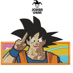 Son Goku 7 - Haft na odzieży.