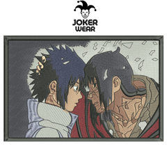 Sasuke & Itachi 1 - Haft na odzieży.