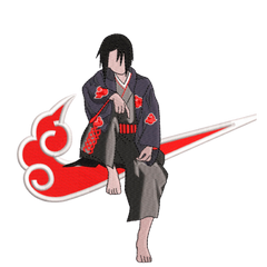 Sasuke Uchiha 4 - Haft na odzieży.