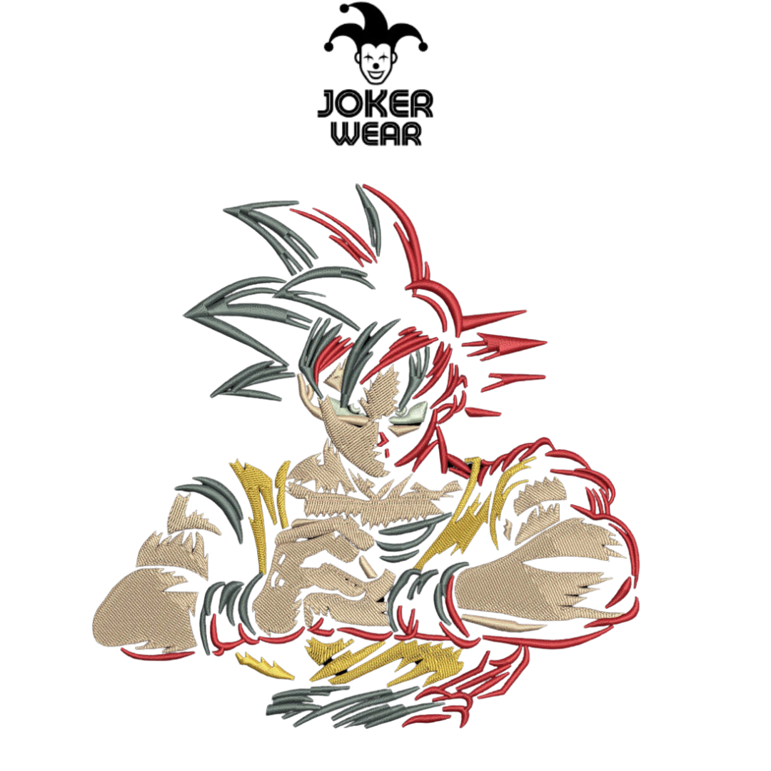 Son Goku 15 - Haft na odzieży.
