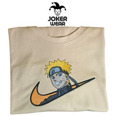 Bluza z haftem Naruto Uzumaki z motywem Hokage, żywe kolory