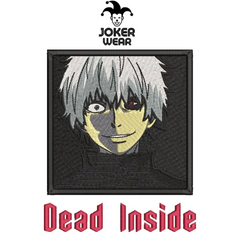 Kaneki Ken 12 - Haft na odzieży.