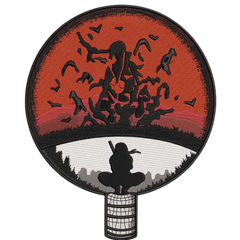 Itachi Uchiha 3 - Haft na odzieży.