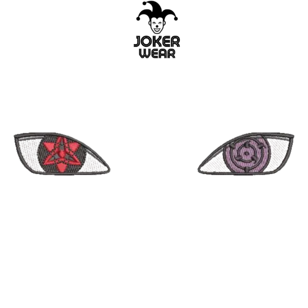 Sharingan & Rinnegan - Haft na odzieży.