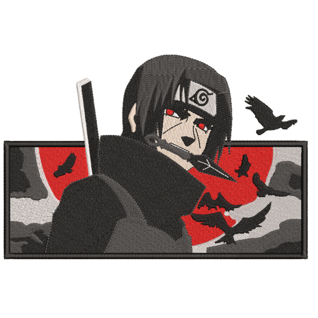 Itachi Uchiha 10 - Haft na odzieży.