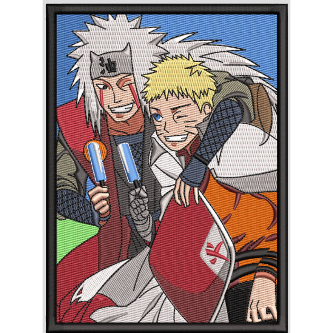 Naruto & Jiraya 1 - Haft na odzieży.