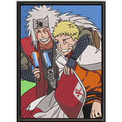 Naruto & Jiraya 1 - Haft na odzieży.