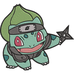 Pokemon ninja 1 - Haft na odzieży.