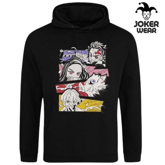 Tanjiro & Team - Embroidery on clothing