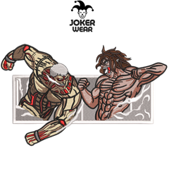 Eren/Reiner - Haft na odzieży.