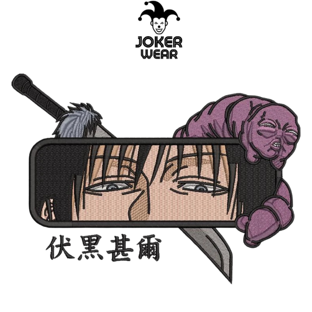Haftowana bluza Toji Fushiguro Pogromca Czarowników Jujutsu Kaisen