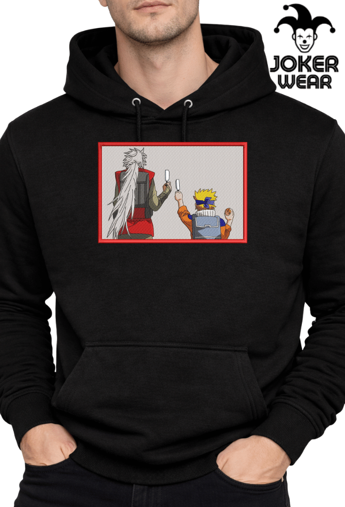 Naruto &amp; Jiraya 2 - Embroidery on clothing